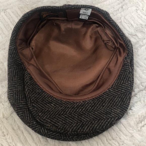 Flat cap 100% pure wool Size 7- 7 1/8 Medium - Picture 4 of 16
